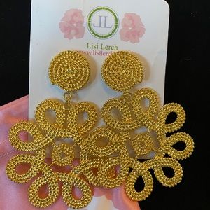 Lisi Lerch Cameron Large Gold Earrings